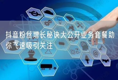 抖音粉丝增长秘诀大公开业务套餐助你飞速吸引关注